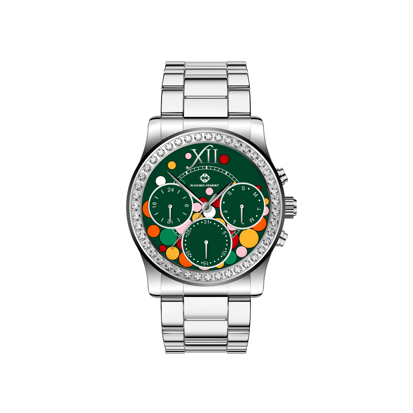 Montre-bracelet étanche unisexe WANCHEN STARSKY pour couple étudiant