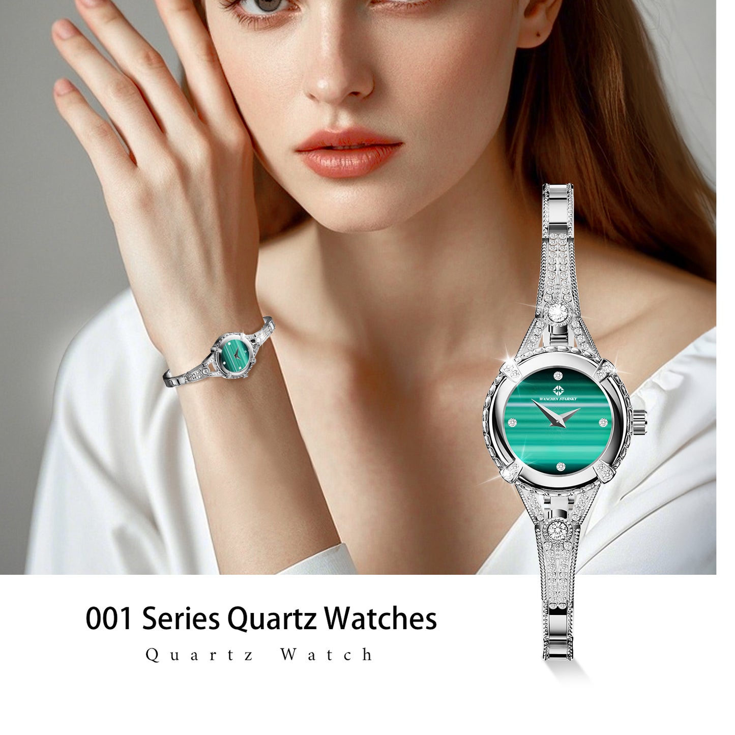 Montre WANCHEN STARSKY pour femme, tendance et élégante