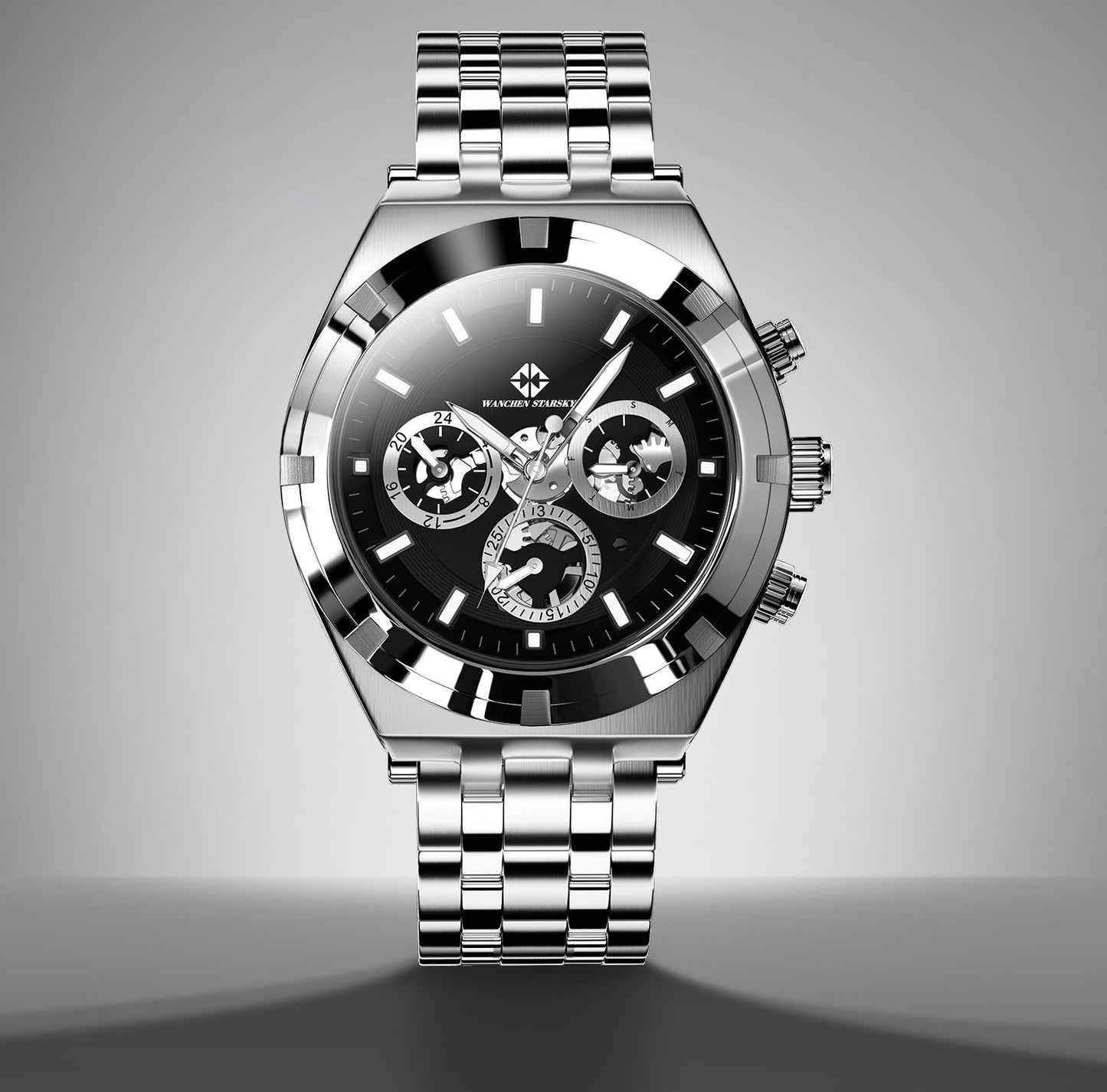 Bracelet tendance et polyvalent pour homme WANCHEN STARSKY, étanche et tendance