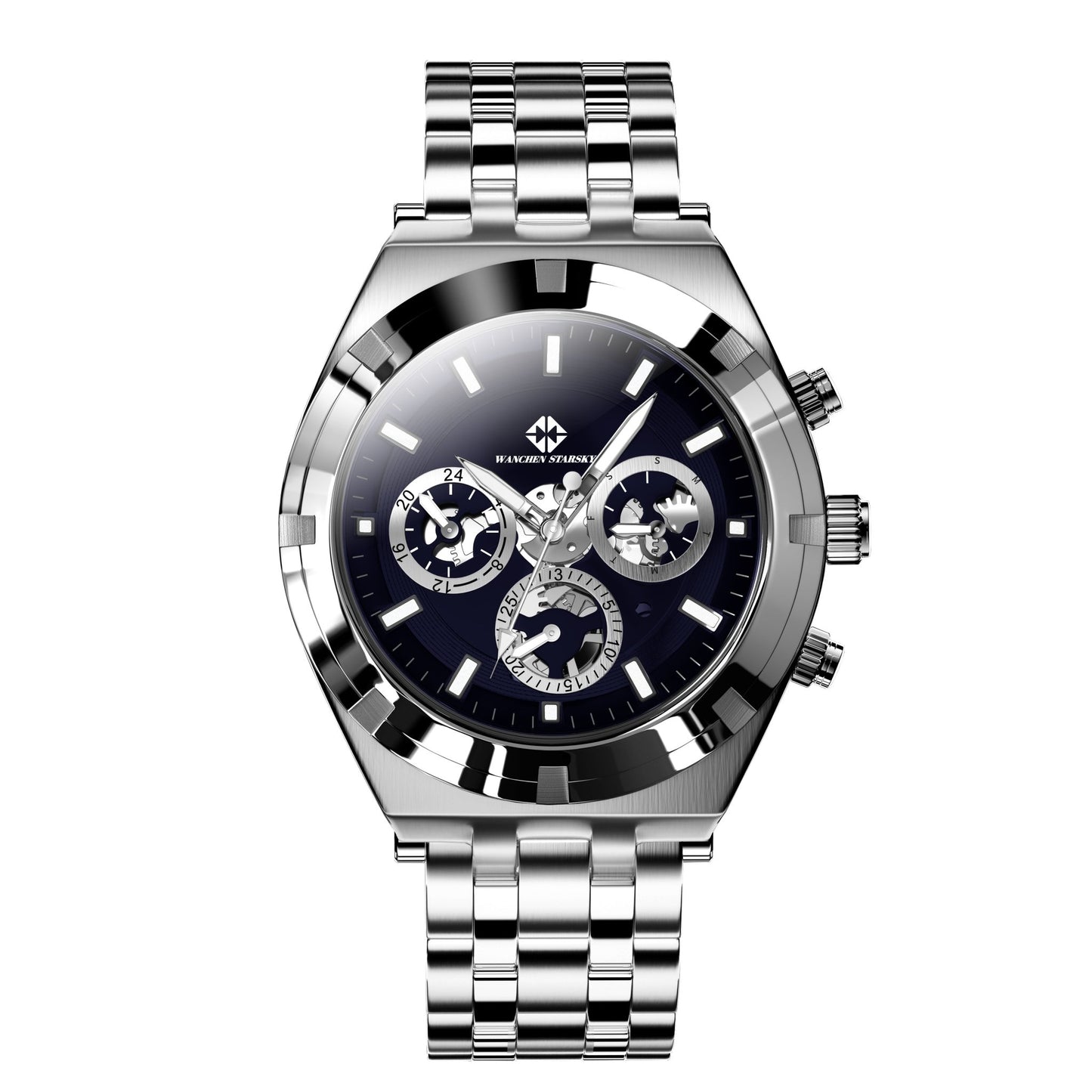 Bracelet tendance et polyvalent pour homme WANCHEN STARSKY, étanche et tendance